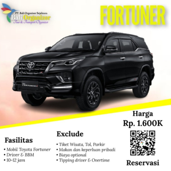 Sewa Fortuner di Bali